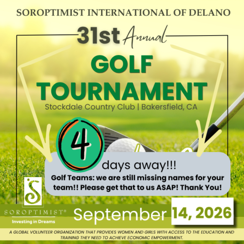 2026 Golf Tournament Count Down!